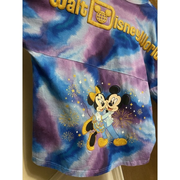 Walt Disney World 50th Grand Finale Anniversary Tie Dye Spirit Jersey XL NWOT - Picture 12 of 16